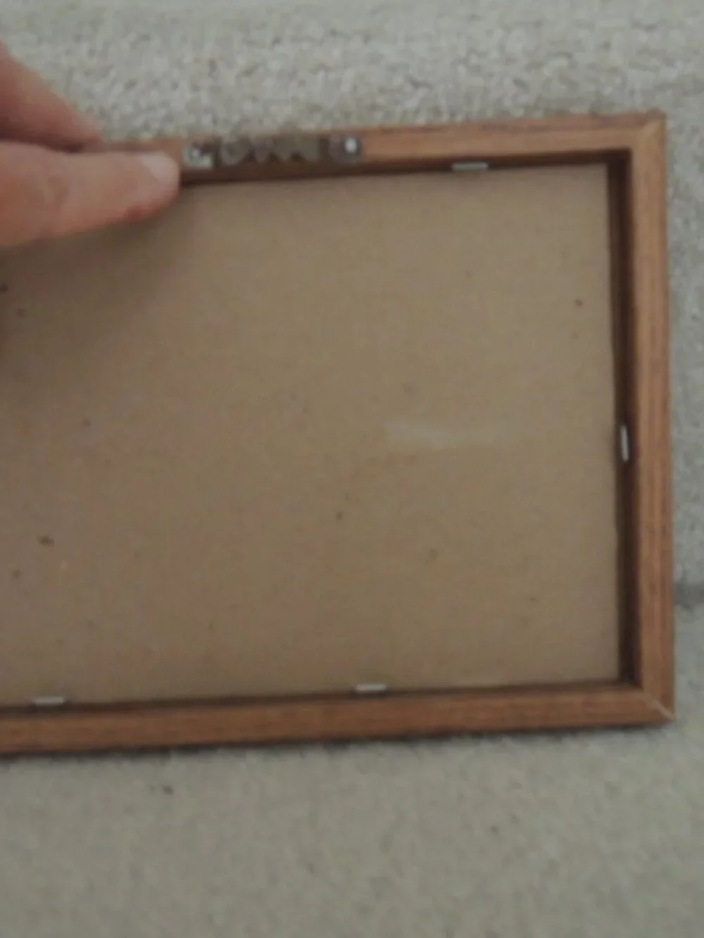Oak Wood Frames 4 Large 6 Small Picture Photo Art Frames Lot of 10 - Vintage 70s
